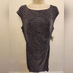 Anne Klein Cap Sleeve Sheath Dress